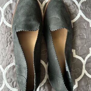 UGG Black Leather Flats